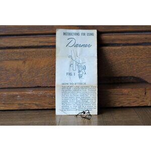 Antique Darner and Embroidery Sewing Machine Attachment Spring Vintage Parts